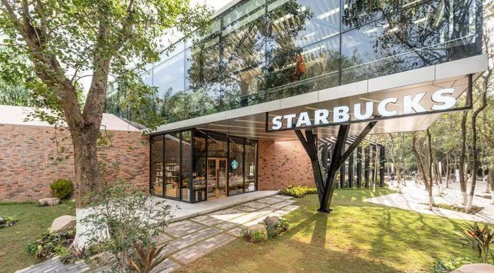 khung cảnh Starbucks Ecopark