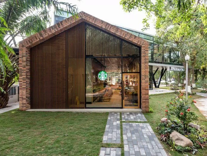Khung cảnh Starbucks Ecopark