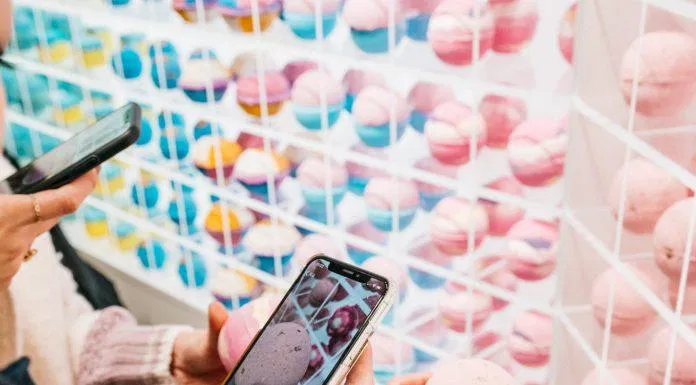 Ứng dụng Lush Labs giúp giảm hao phí bao bì (Ảnh: Internet). My-pham-lush-thuong-hieu-handmade-hang-dau-the-gioi-6