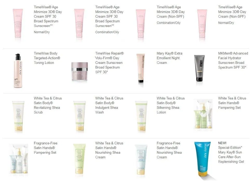 Một số sản phẩm bảo vệ da khỏi những tạp chất và tia có hại (Nguồn: marykay.com) Một số sản phẩm bảo vệ da khỏi những tạp chất và tia có hại