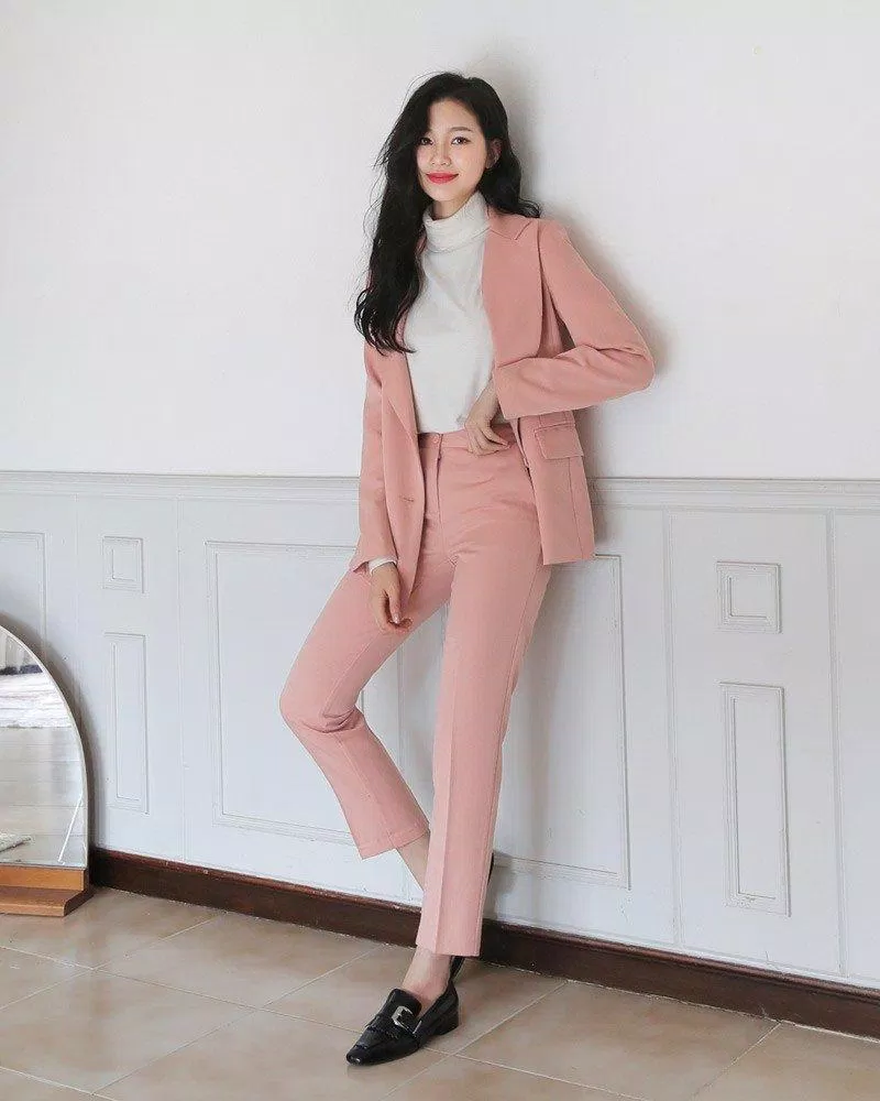 Set đồ hồng pastel. (nguồn ảnh: internet)