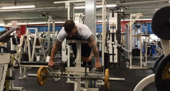 Máy tập cơ lưng Chest Supported Free-Weight Row.