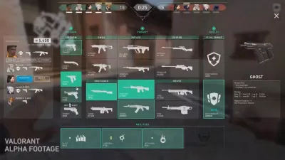 Menu mua vũ khí trong game (Nguồn: Internet)