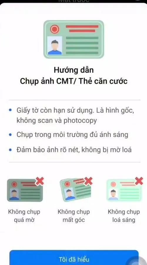Một số lưu ý trước khi tiến hành chụp ảnh chứng minh nhân dân. Ảnh: internet
