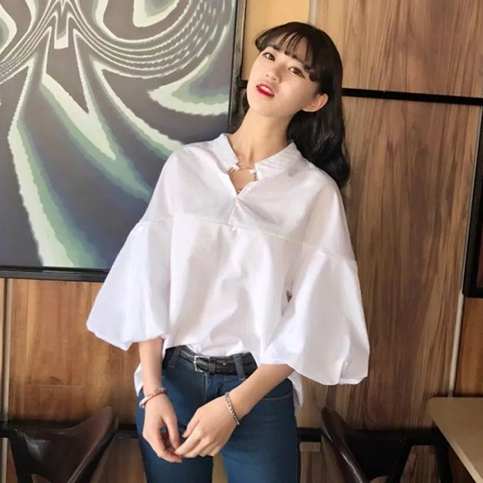 áo sơ mi tay bồng 2 áo sơ mi tay bồng 2