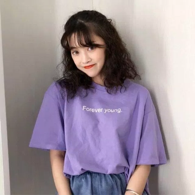 Áo thun tím pastel. (nguồn ảnh: internet) Áo thun tím pastel. (nguồn ảnh: internet)