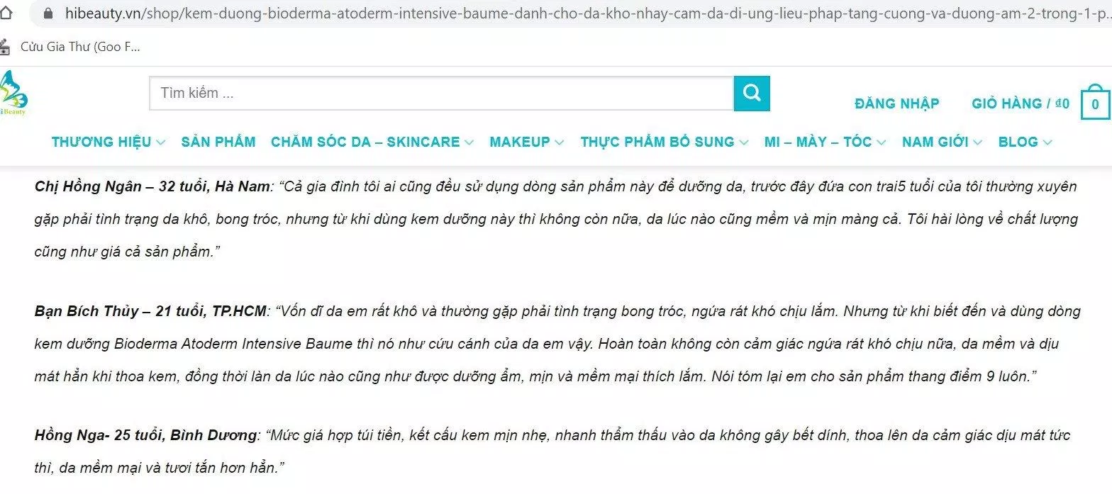 Khách hàng khá hài lòng với hiệu quả mà sản phẩm mang lại