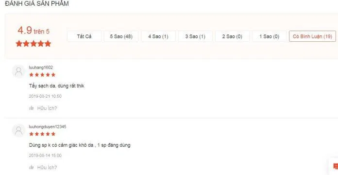 Review về sản phẩm trên Shopee review organic shop shopee