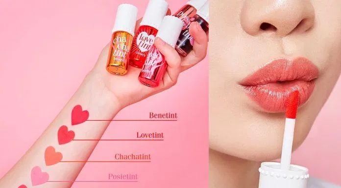 Thiết kế đáng yêu, chắc chắn cùng các tông màu bắt mắt, nổi bật của son tint Benefit. (Ảnh: Internet) Thiết kế đáng yêu, chắc chắn cùng các tông màu bắt mắt, nổi bật của son tint Benefit. (Ảnh: Internet)
