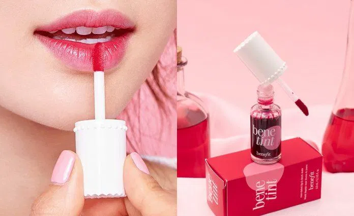 Tông Benetint màu đỏ hoa hồng cơ bản và cũng được ưa chuộng nhất thời điểm ra mắt của dòng son tint Benefit. (Ảnh: Internet) Tông Benetint màu đỏ hoa hồng cơ bản và cũng được ưa chuộng nhất thời điểm ra mắt của dòng son tint Benefit. (Ảnh: Internet)