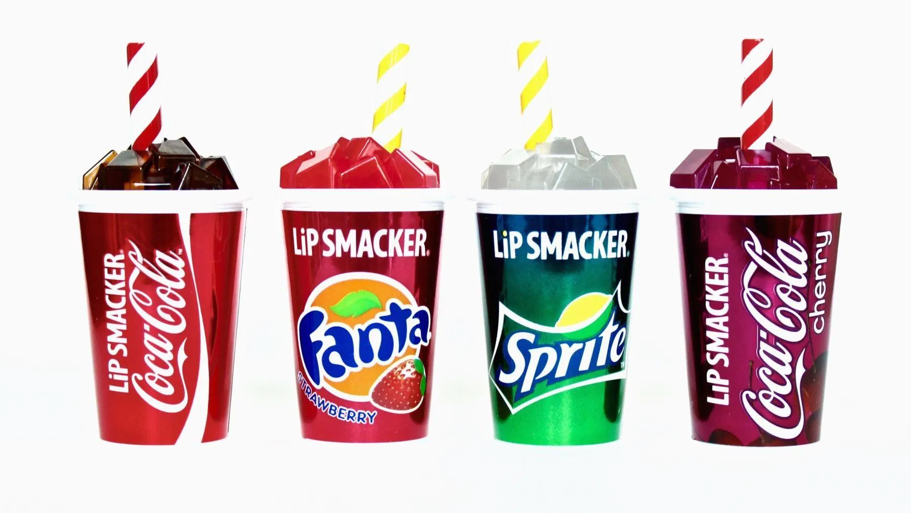 4 mùi hương tương ứng với 4 loại nước ngọt khác nhau vô cùng độc đáo son dưỡng soda cup