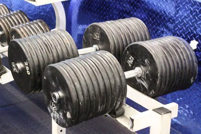 Tạ đơn cầm tay 100kg.