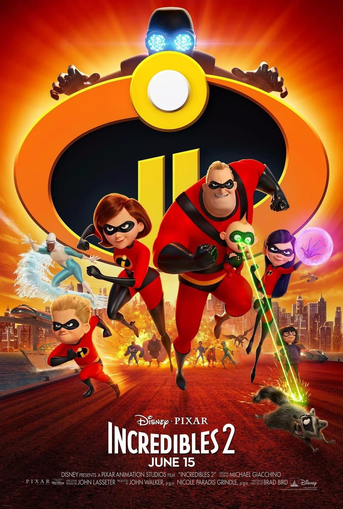 Poster phim hoạt hình Incredibles 2. (Ảnh: Internet)
