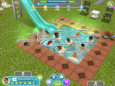 Nhiều khả năng vô hạn trong game giúp bạn tạo ra một cuộc sống đầy vui nhộn the sims freeplay