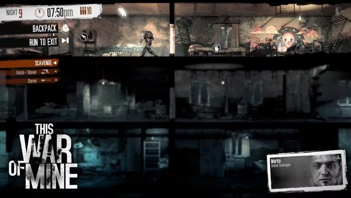 Chiến tranh tàn khóc được lột tả rõ nét trong This War Of Mine (ảnh: internet)