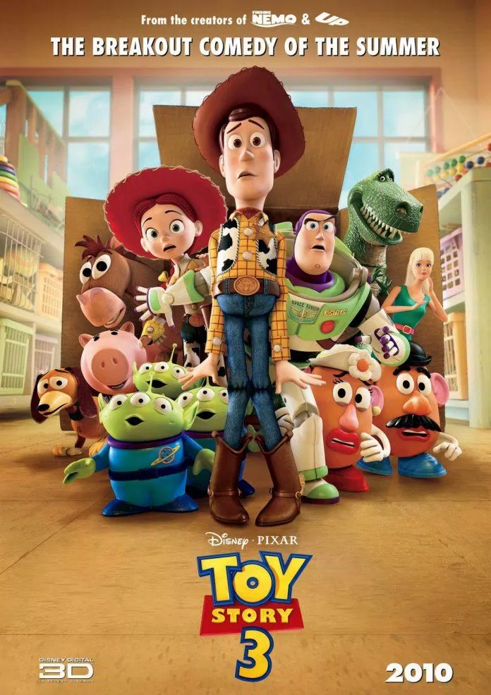 Poster phim hoạt hình Toy Story 3. (Ảnh: Internet)