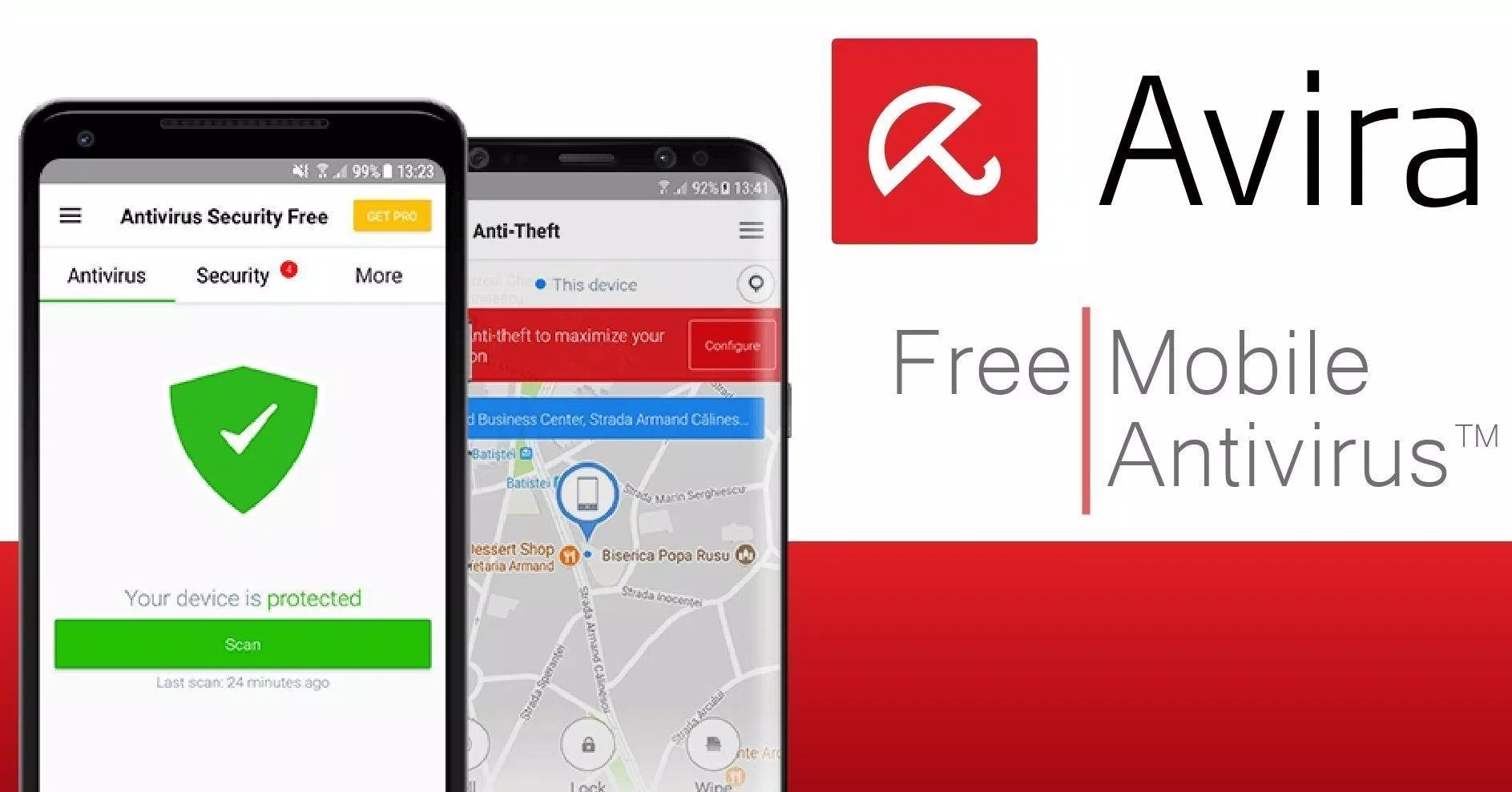 Phần mềm Avira Mobile Security. Ảnh: internet