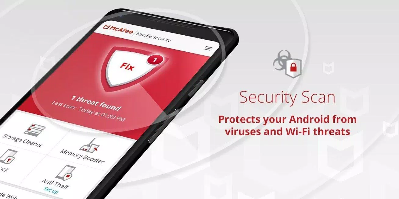 Phần mềm McAfee Mobile Security. Ảnh: internet