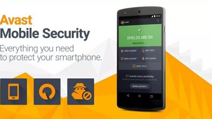 Phần mềm Avast Mobile Security. Ảnh: internet