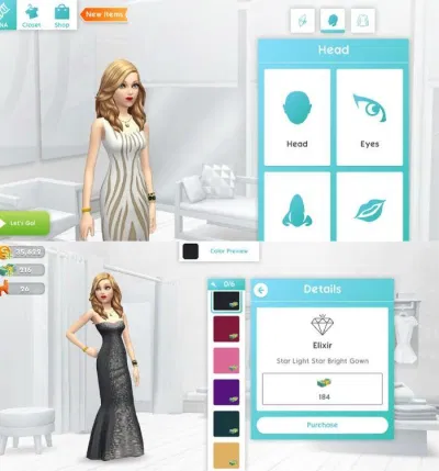 Tạo hình đẹp mắt là điểm yêu thích khi chơi the sims mobile the sims mobile