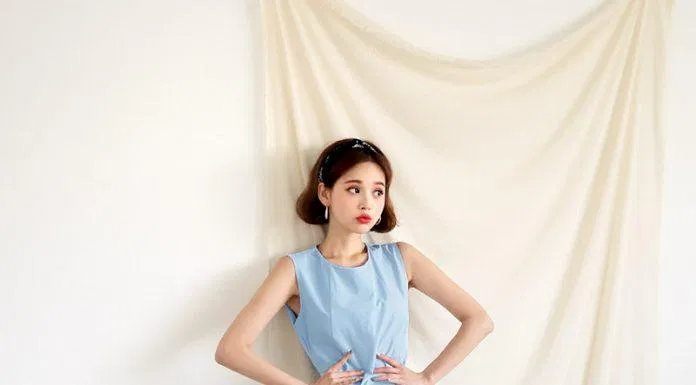 Váy xanh pastel. (nguồn ảnh: internet) Váy xanh pastel. (nguồn ảnh: internet)