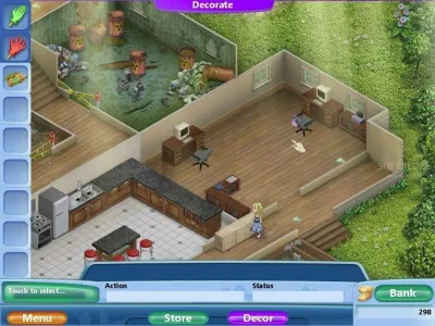 Mới đầu còn khá trống trải, hoang sơ virtual family