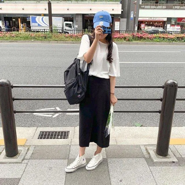 áo thun phối chân váy dáng dài áo thun phối chân váy dáng dàiáo thun phối chân váy dáng dài