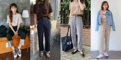 Áo phông + quần ống suông