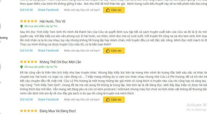 Review của độc giả về truyện bảy kiếp xui xẻo