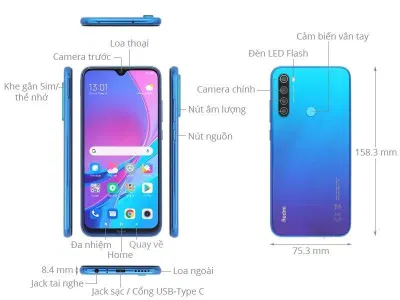 Chi tiết sản phẩm Xiaomi Redmi Note 8. Nguồn: Internet. Chi tiết sản phẩm Xiaomi Redmi Note 8. Nguồn: Internet.