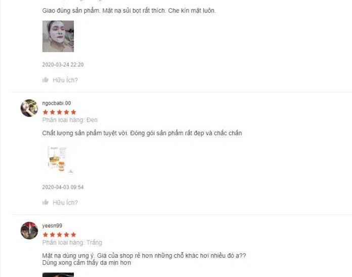Đánh giá từ khách hàng sử dụng trên Shopee (Ảnh: BlogAnChoi)