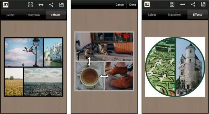 Diptic là một ứng dụng ghép ảnh đẹp với thiết kế bố cục tuyệt vời và độc đáo dip tic