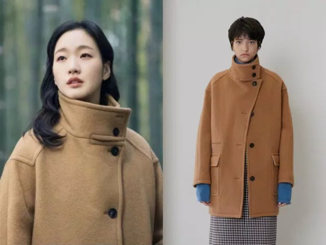 Kim Go Eun mặc coat của MAISONMARAIS (nguồn: Bloganchoi)
