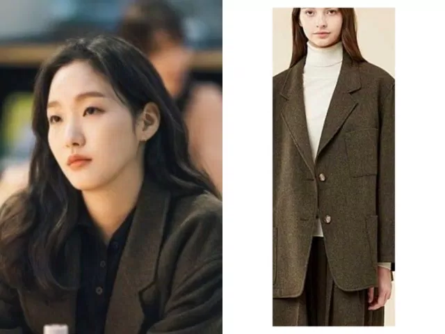 Kim Go Eun mặc blazer STUDIO TOMBOY (nguồn: Bloganchoi)
