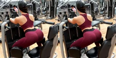 Ghế tập mông seated machine hip abduction.