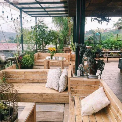 Góc nhỏ cà phê cho du khách nhâm nhi, trò chuyện Góc nhỏ cà phê cho du khách nhâm nhi, trò chuyện