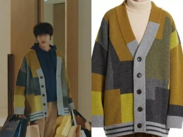 Woo Do Hwan phối áo len của TRUNKPROJECT (nguồn Bloganchoi)
