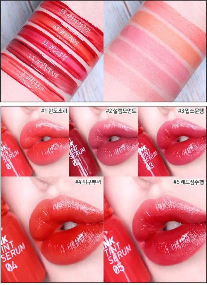 Bảng màu Peripera Ink Tint Serum Bảng màu Peripera Ink Tint Serum