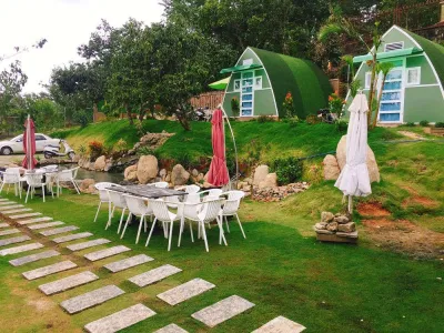 Khu vườn tổ chức tiệc tối cho du khách Khu vườn tổ chức tiệc tối cho du khách