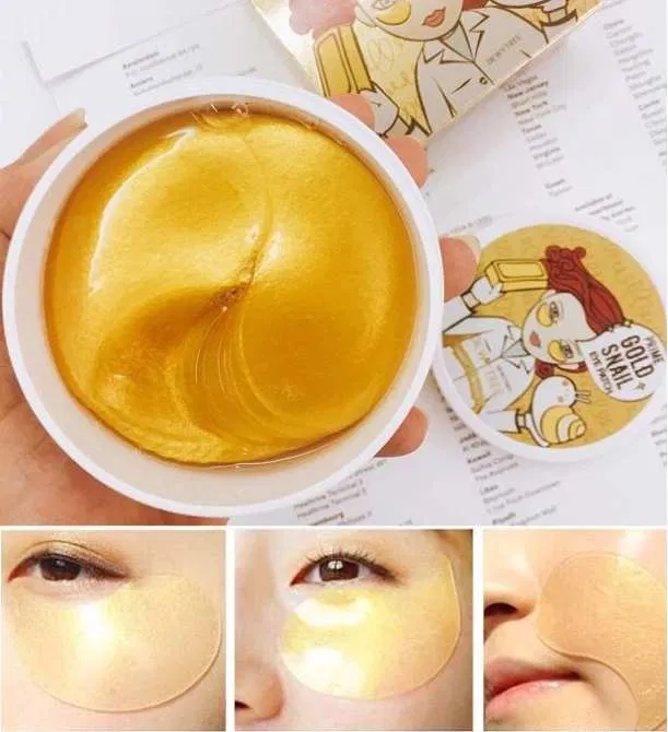 Mặt nạ dưỡng mắt Dewytree Prime Gold Snail Eye Patch chiết xuất từ vàng và dịch nhầy ốc sên có khả năng giảm thâm quầng hiệu quả và giúp vùng da chảy xệ căng mịn mặt nạ dưỡng mắt dewytree