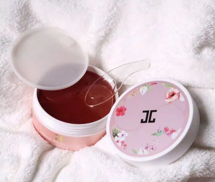 Mặt nạ mắt Jayjun Roselle Tea Eye Gel Patch giúp xóa thâm và thu nhỏ bọng mắt hiệu quả mặt nạ dưỡng mắt jayjun