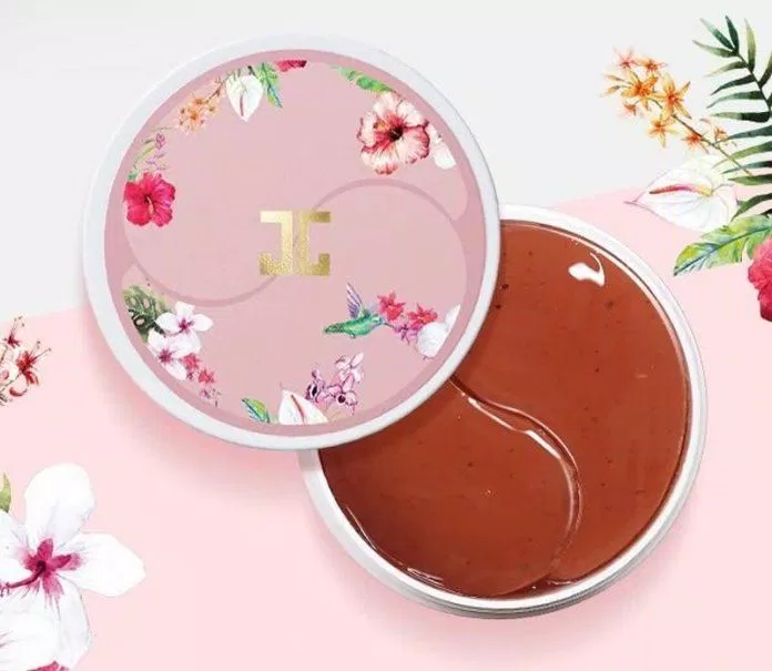 Jayjun Roselle Tea Eye Gel Patch có phần package vô cùng dễ thương và xinh xắn mặt nạ mắt jayjun roselle tea