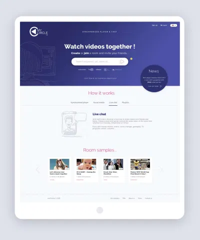 MyCircleTV cho phép người dùng kết nối trò chuyện bằng giọng nói trong khi xem video trực tuyến cùng với bạn bè my circle tv