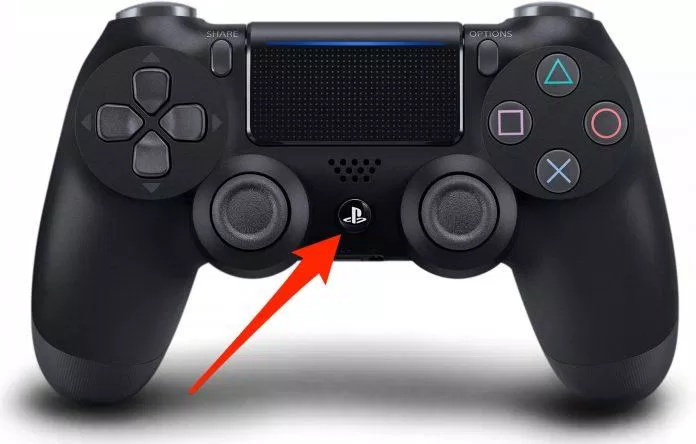 Đồng bộ tay cầm PS4 bằng nút PS là cách ưu tiên cần nghĩ tới khi sửa lỗi mất kết nối. 