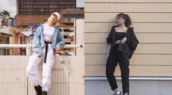 Áo croptop phối quần jogger Áo croptop phối quần jogger