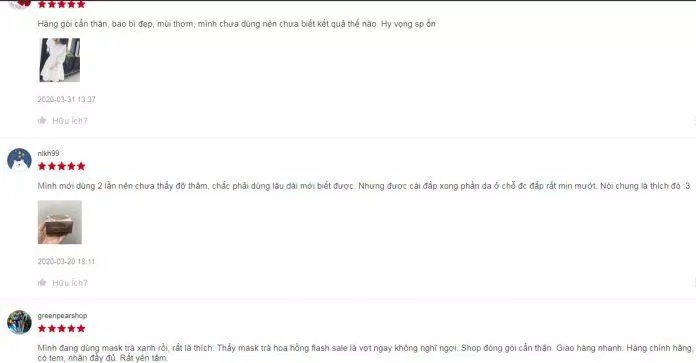 Một số đánh giá của khách hàng sử dụng sản phẩm trên Shopee review jayjun shopee