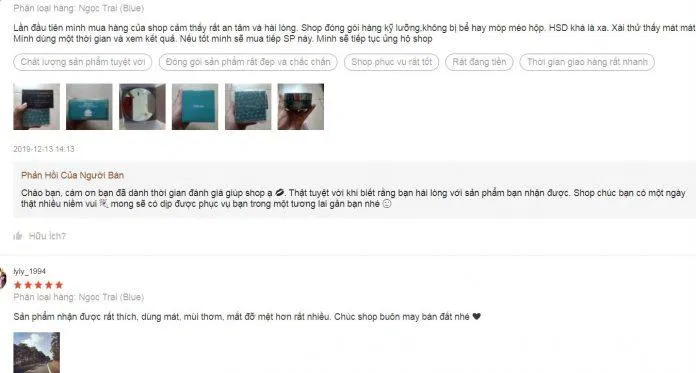 Đánh giá của khách hàng trên Shopee review jm solution shopee