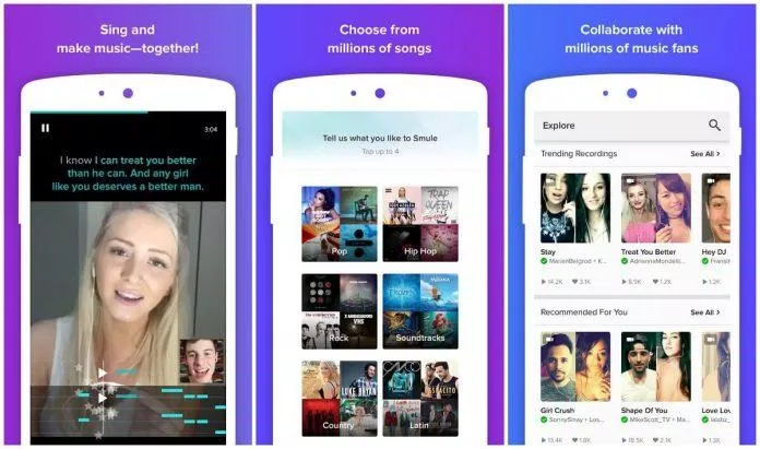 SMULE với kho lưu trữ nhạc khổng lồ cùng cơ hội song ca với thần tượng trên khắp thế giới SMULE với kho lưu trữ nhạc khổng lồ cùng cơ hội song ca với thần tượng trên khắp thế giới (Ảnh: Internet)