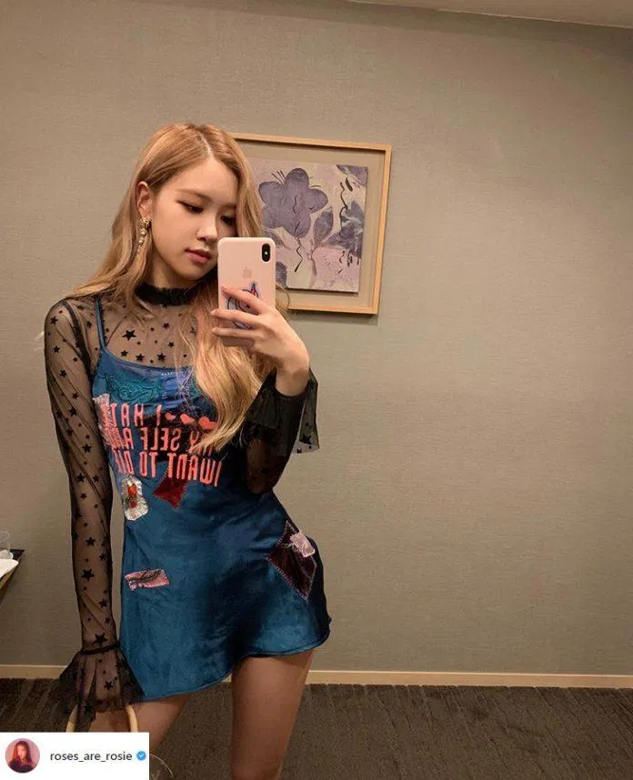 Cô nàng Rose - Black Pink cũng rất ưa chuộng kiểu mix match này (Ảnh: Internet)
