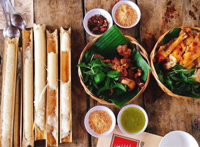 Cơm Lam Mộc Châu. (Nguồn: Internet)